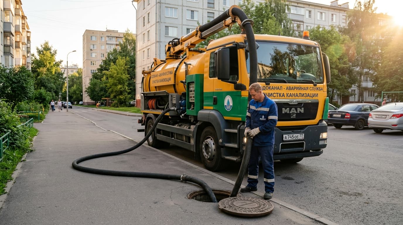 Прочистка стояка