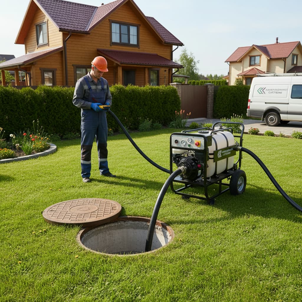Прочистка наружной канализации