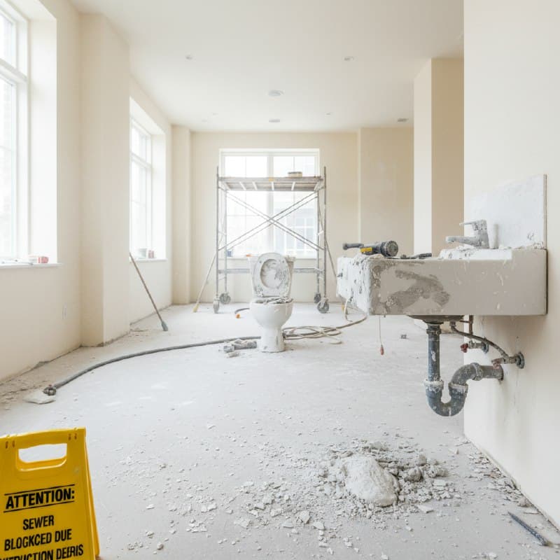 Прочистка после ремонта