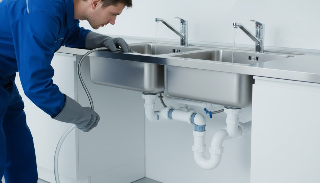 Прочистка канализации в ресторане