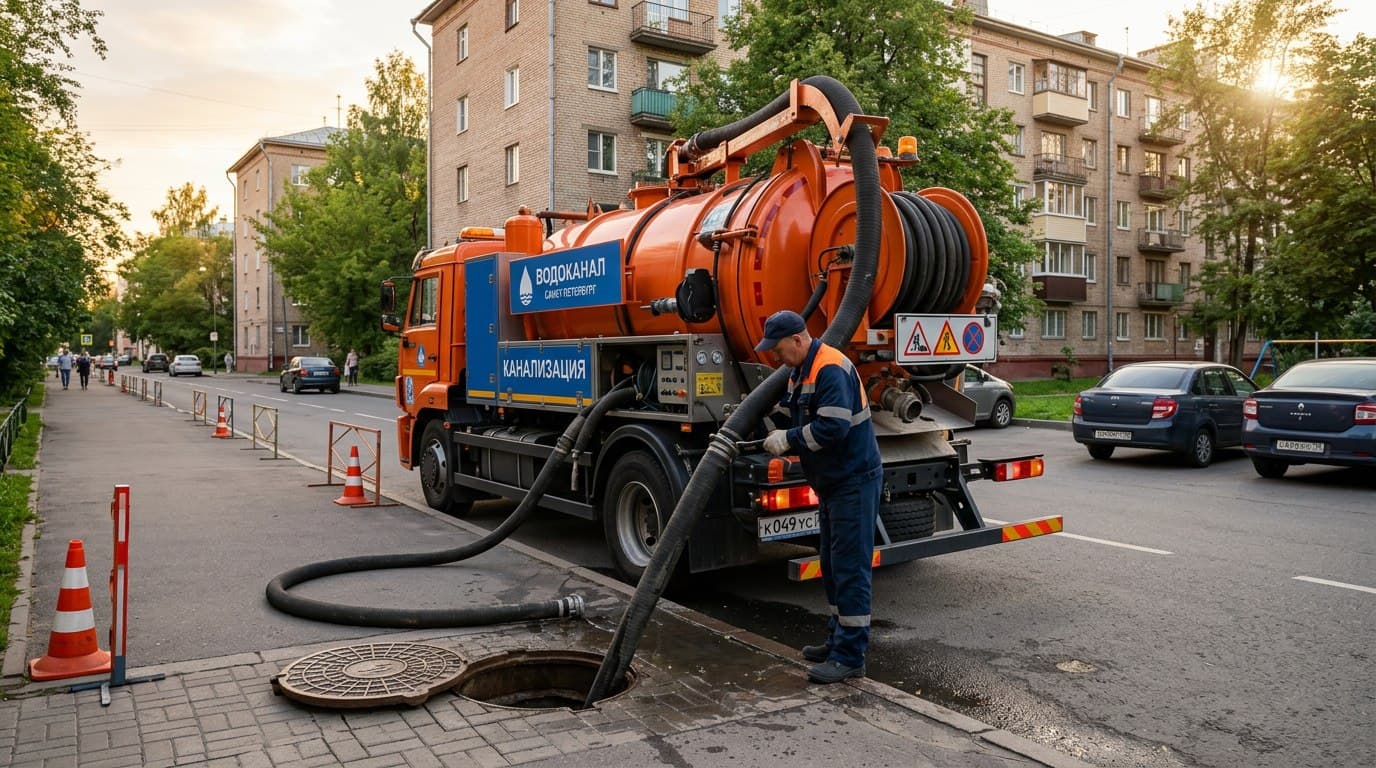 Прочистка кухонной мойки